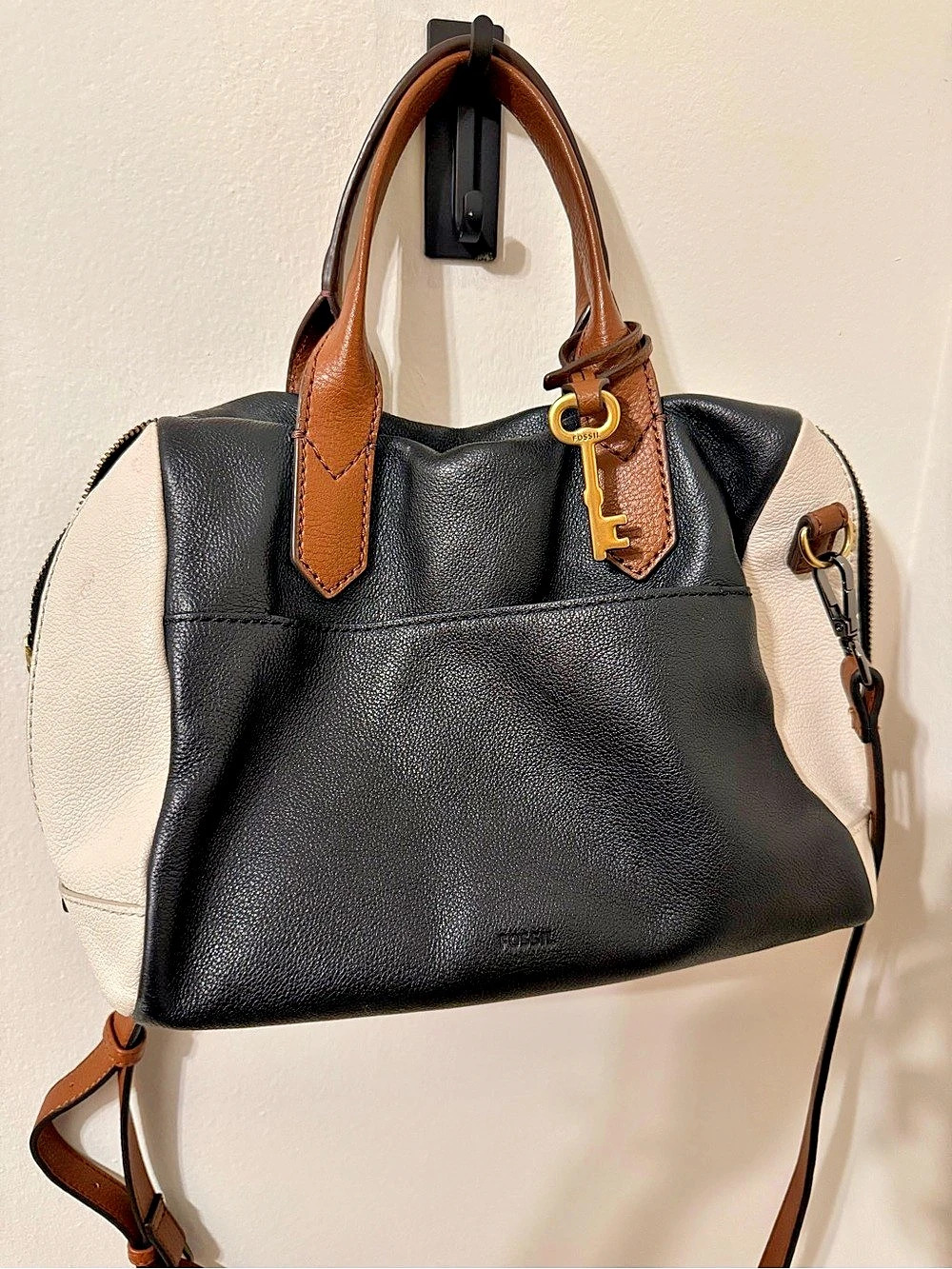 Fossil colorblock Purse Satchel